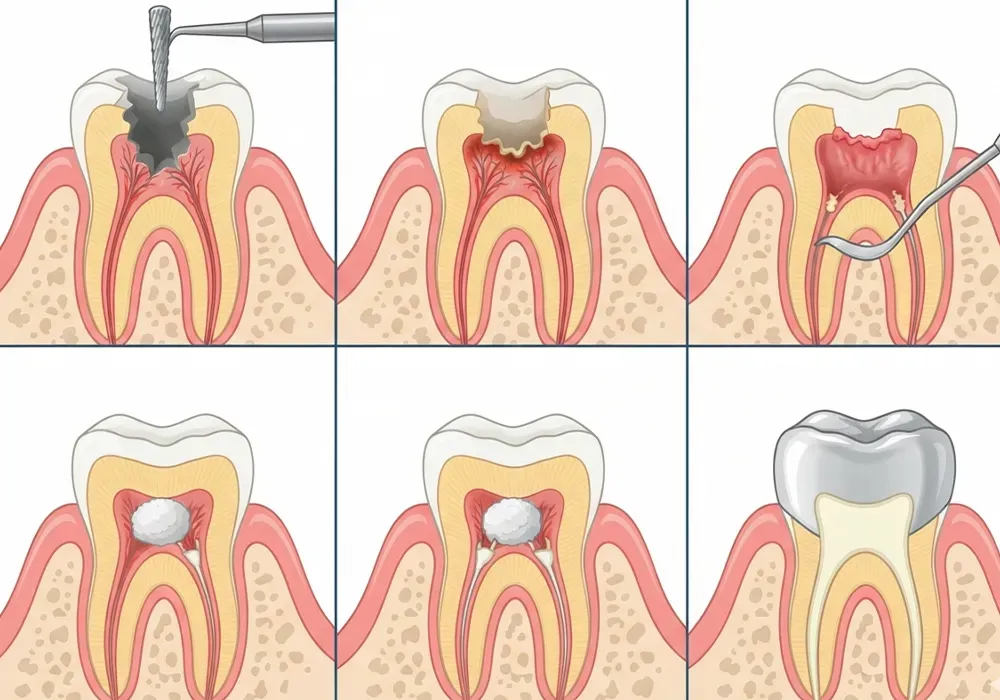 پالپکتومی دندان چیست؟ پالپکتومی دندان چیست؟
